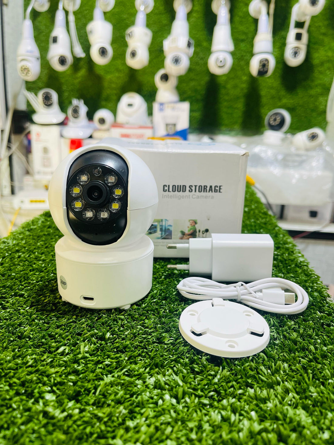 Full HD Colorful 2MP Indoor Security Multi - Functional Wireless Home Cctv Security Wifi Camera